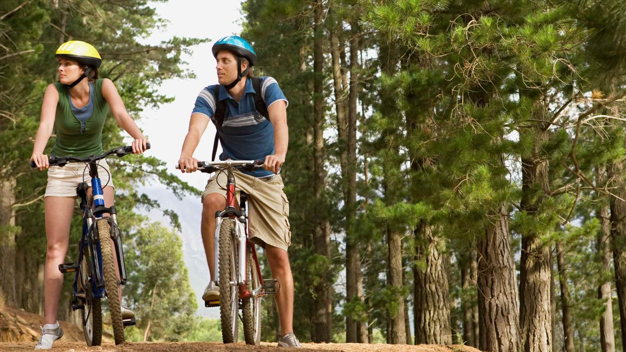 cycling in the region of Lafoes, Ecopista do Vouga
